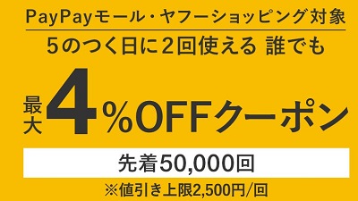 Dynabook Direct　PayPayモールクーポン